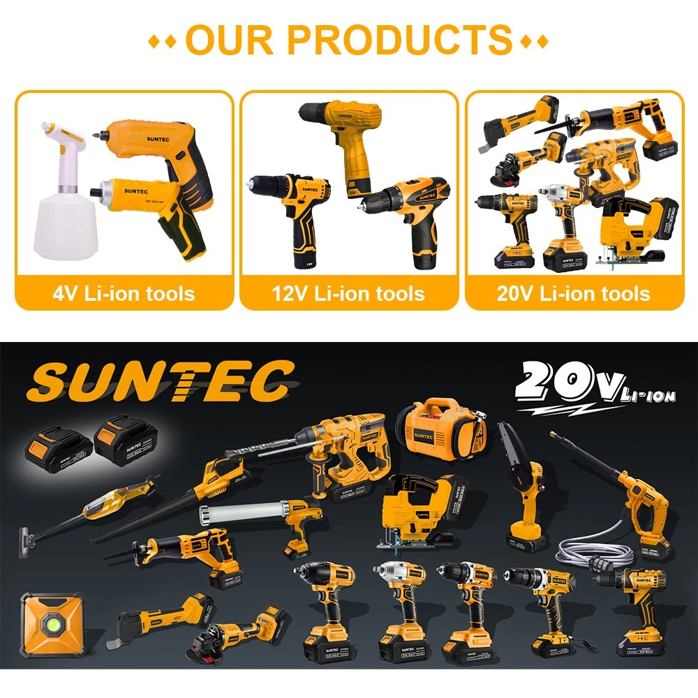 Suntec Factory Power Tool Set Drill Bit Screwdriver Electric Cordless Impact Drill