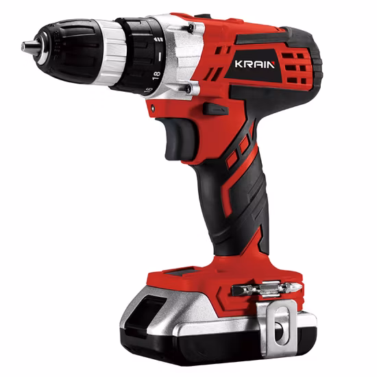 Tournevis portatif 12V 1.5ah Perceuse sans fil au lithium à deux batteries