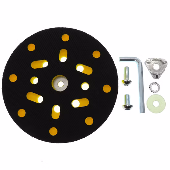 Accessoires d'outils électriques de tampon de ponçage de haute qualité de 6 pouces