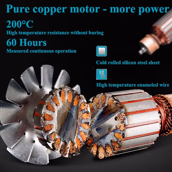 Populus nouveauté Machine de découpe électrique de qualité industrielle pour les barres d'armature, scie circulaire électrique à main de haute qualité 3800W
